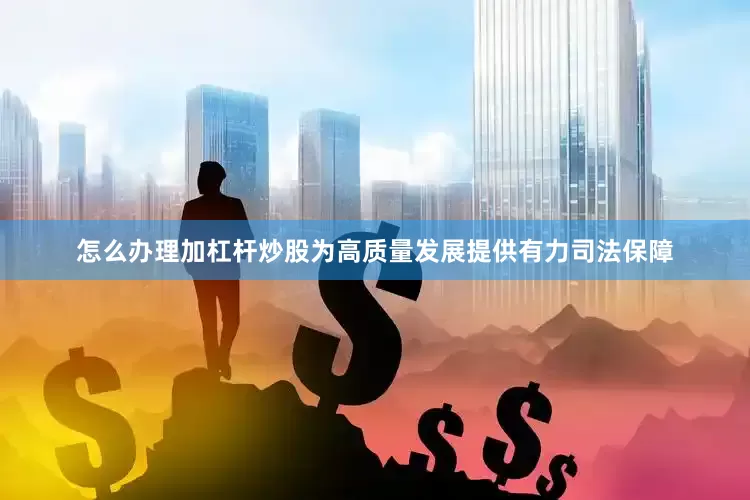 怎么办理加杠杆炒股为高质量发展提供有力司法保障