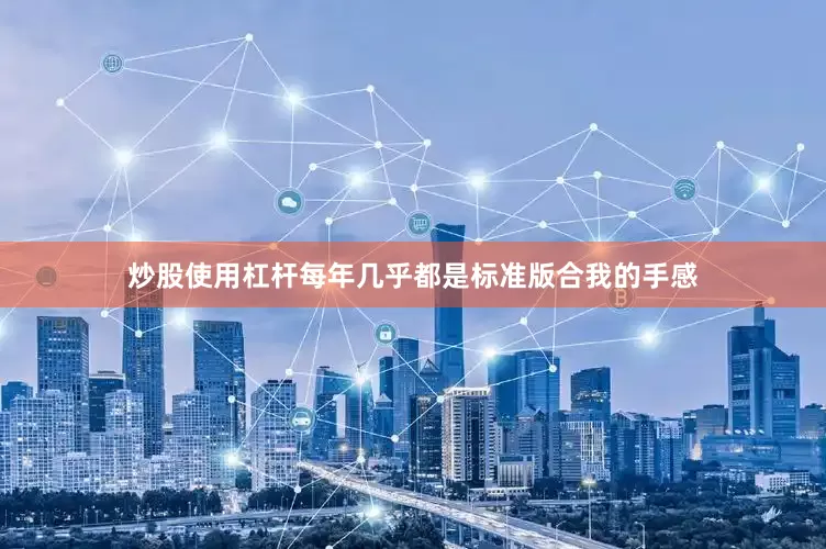 炒股使用杠杆每年几乎都是标准版合我的手感